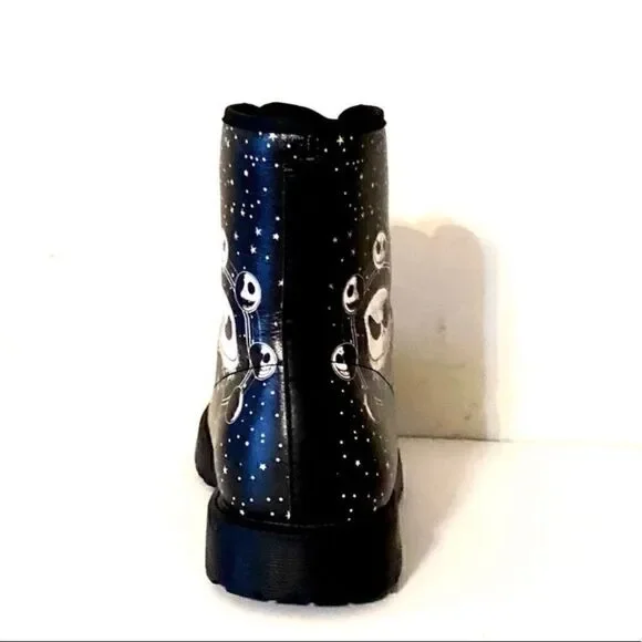 Nightmare Before Christmas Jack Skellington combat boots - Picture 8 of 9
